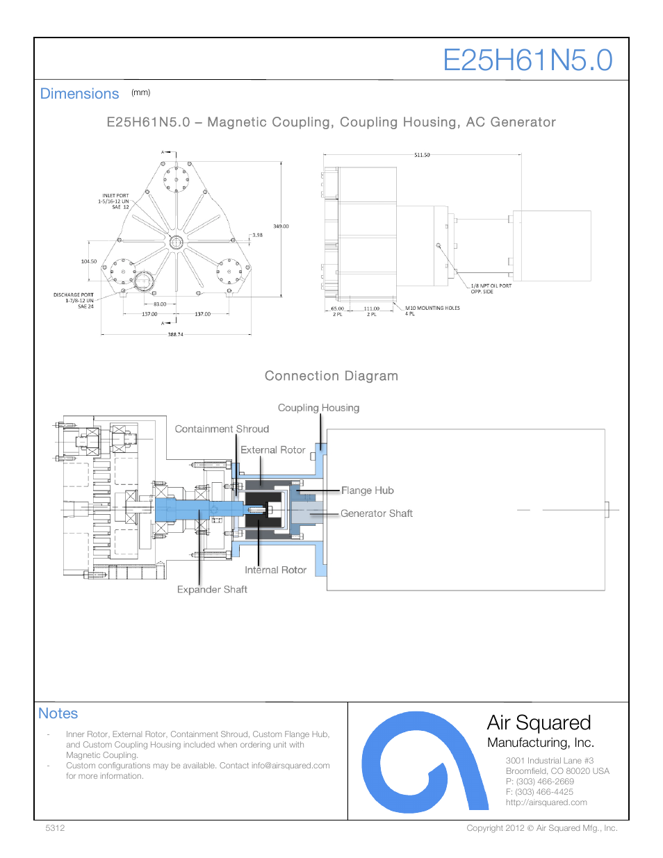 Air squared | Air Squared E25H61N5.0 User Manual | Page 2 / 2