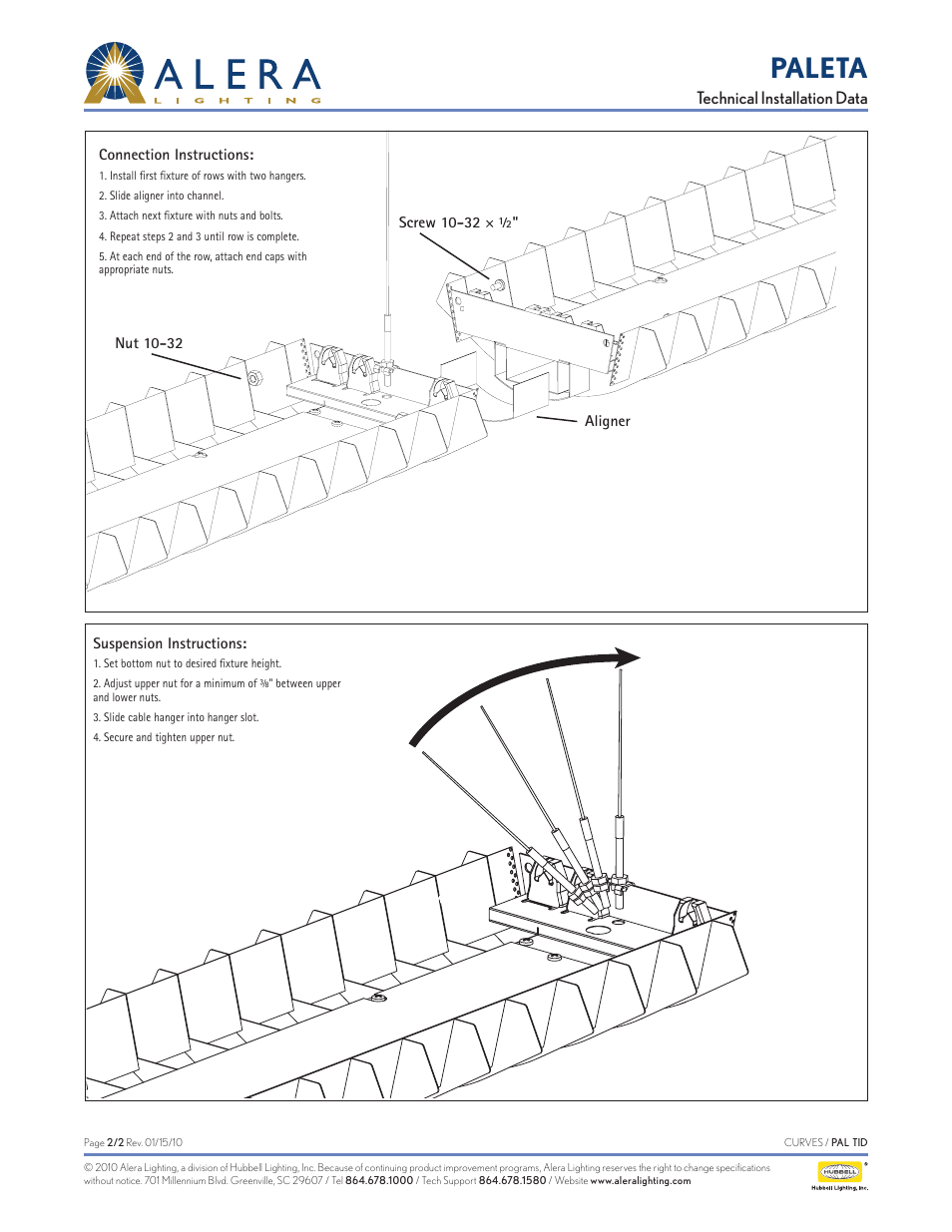 Paleta | Alera Lighting PAL User Manual | Page 2 / 2