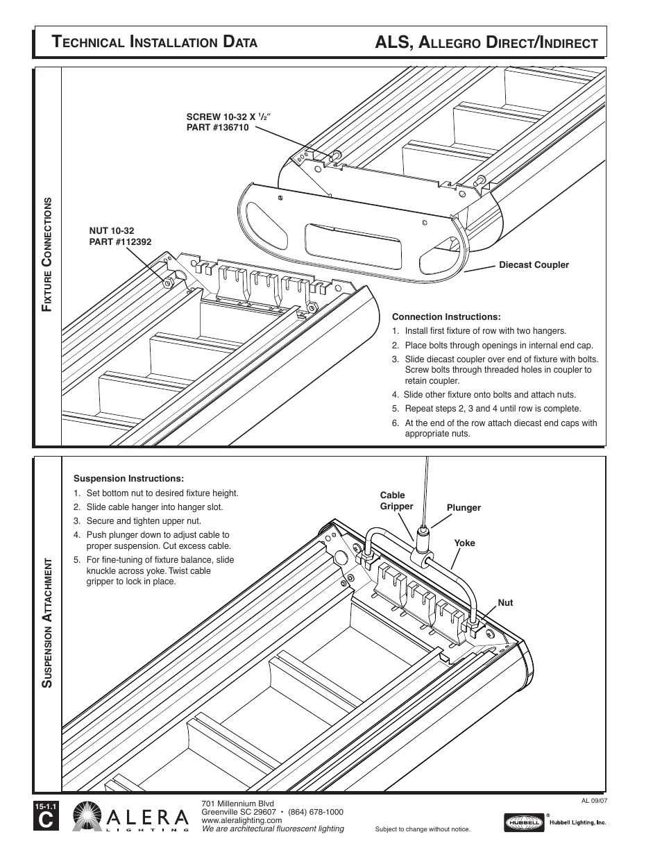 Als, a | Alera Lighting ALS User Manual | Page 2 / 2
