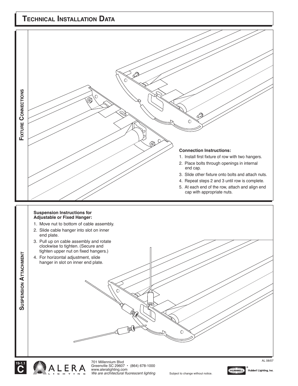 Alera Lighting ASC - Suspended User Manual | Page 2 / 2