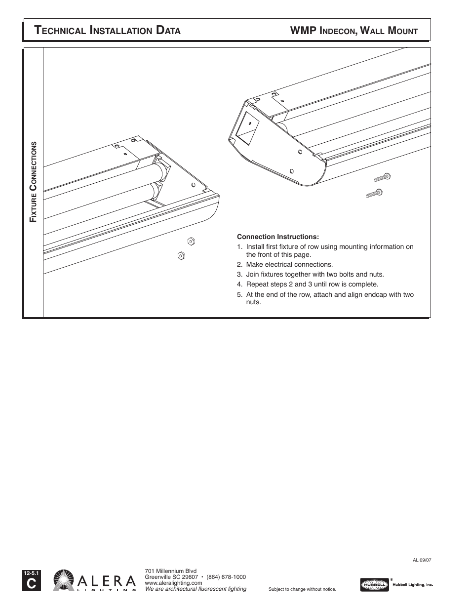 Wmp i | Alera Lighting WMP User Manual | Page 2 / 2
