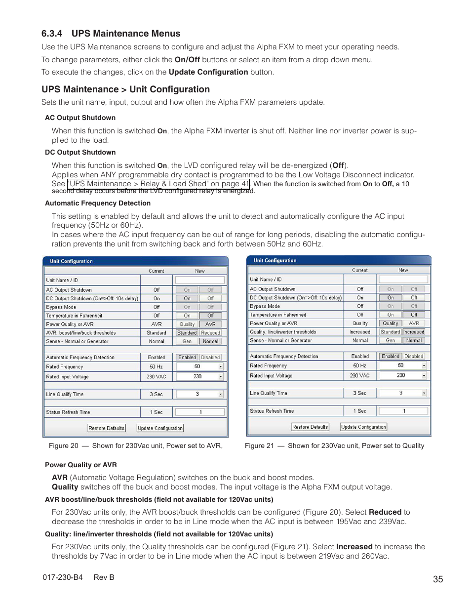 Alpha Technologies FXM 650, 1100, 2000 UPS User Manual | Page 37 / 96