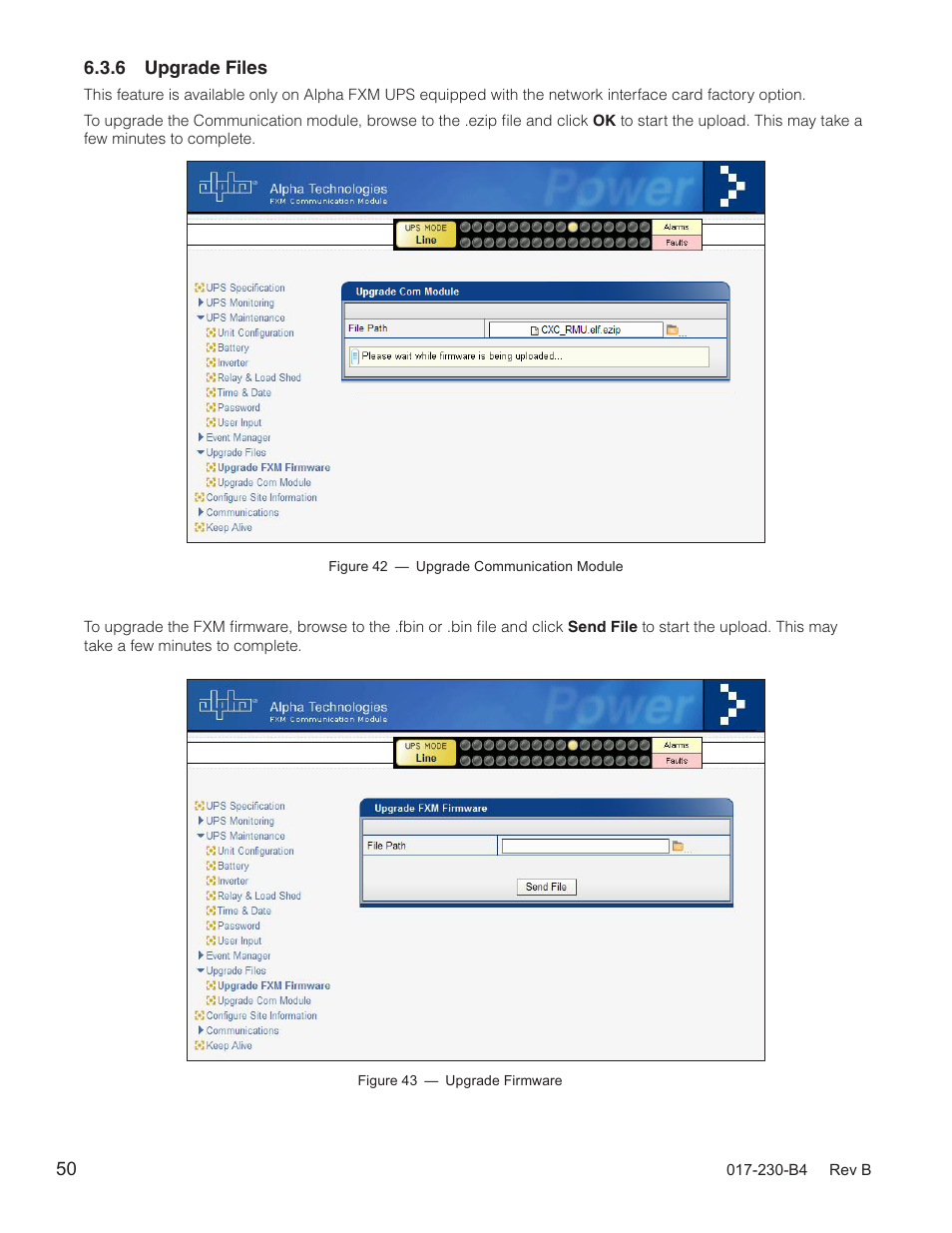 Alpha Technologies FXM 650, 1100, 2000 UPS User Manual | Page 52 / 96