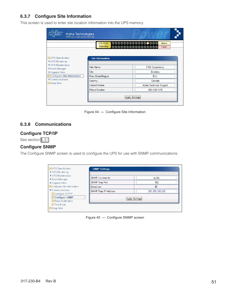 Alpha Technologies FXM 650, 1100, 2000 UPS User Manual | Page 53 / 96