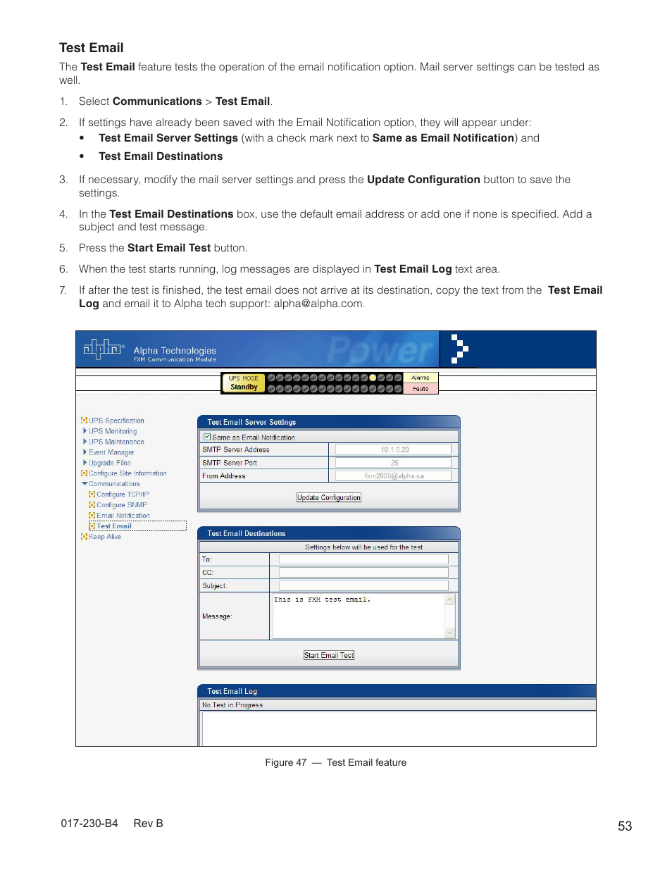 Alpha Technologies FXM 650, 1100, 2000 UPS User Manual | Page 55 / 96