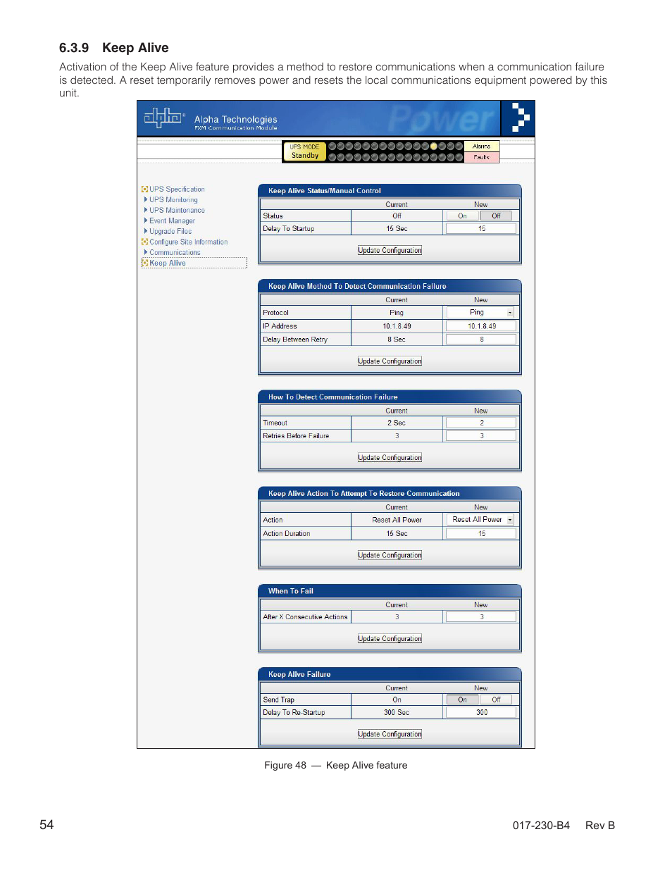 Alpha Technologies FXM 650, 1100, 2000 UPS User Manual | Page 56 / 96