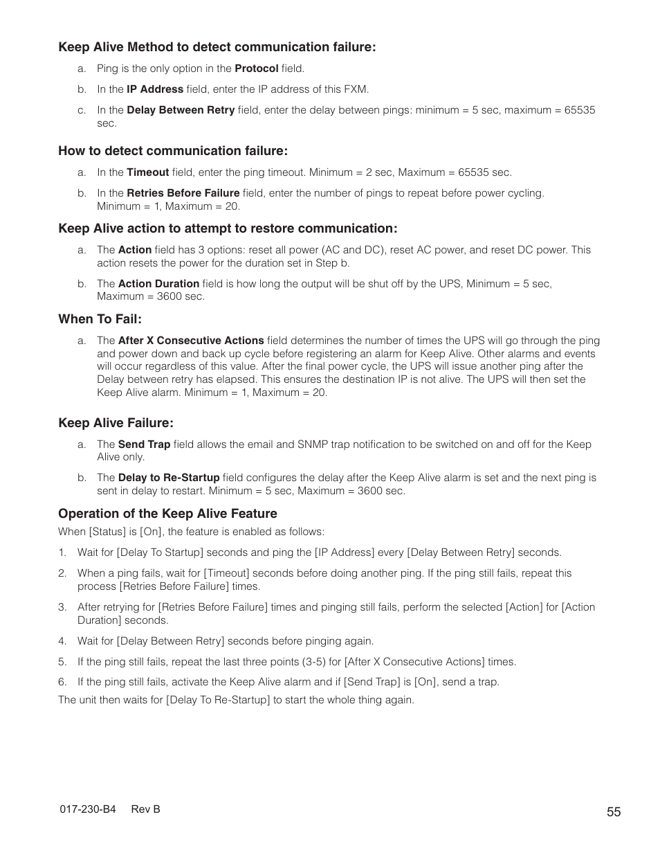 Alpha Technologies FXM 650, 1100, 2000 UPS User Manual | Page 57 / 96