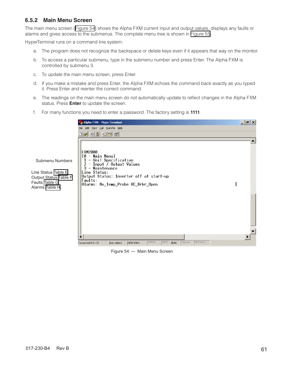 Alpha Technologies FXM 650, 1100, 2000 UPS User Manual | Page 63 / 96