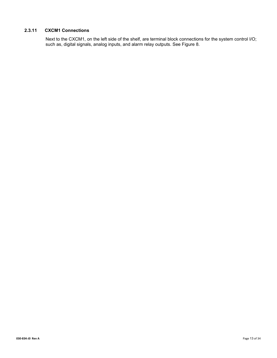 11 cxcm1 connections | Alpha Technologies Cordex 48-1.2kW User Manual | Page 19 / 68
