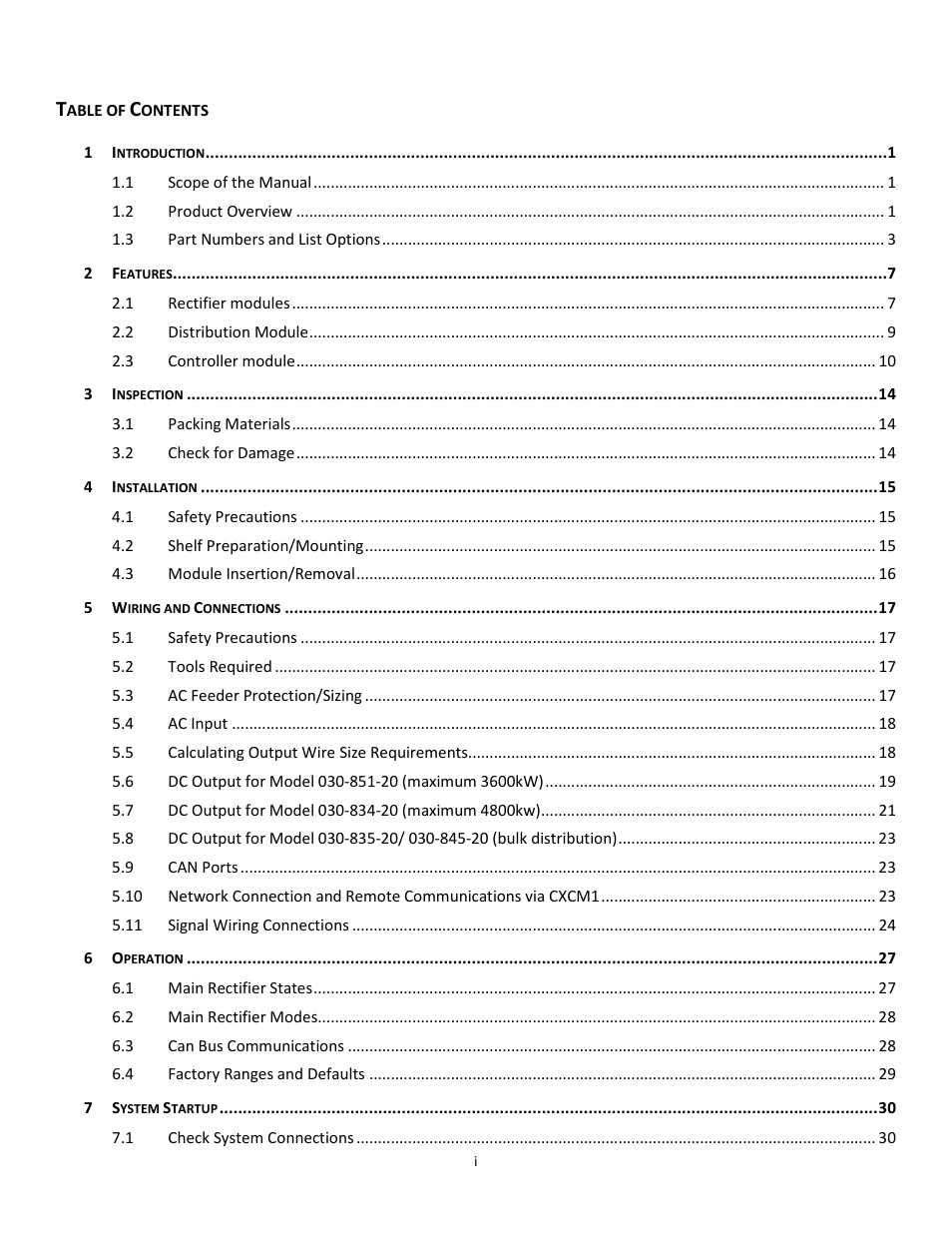 Alpha Technologies Cordex 48-1.2kW User Manual | Page 5 / 68