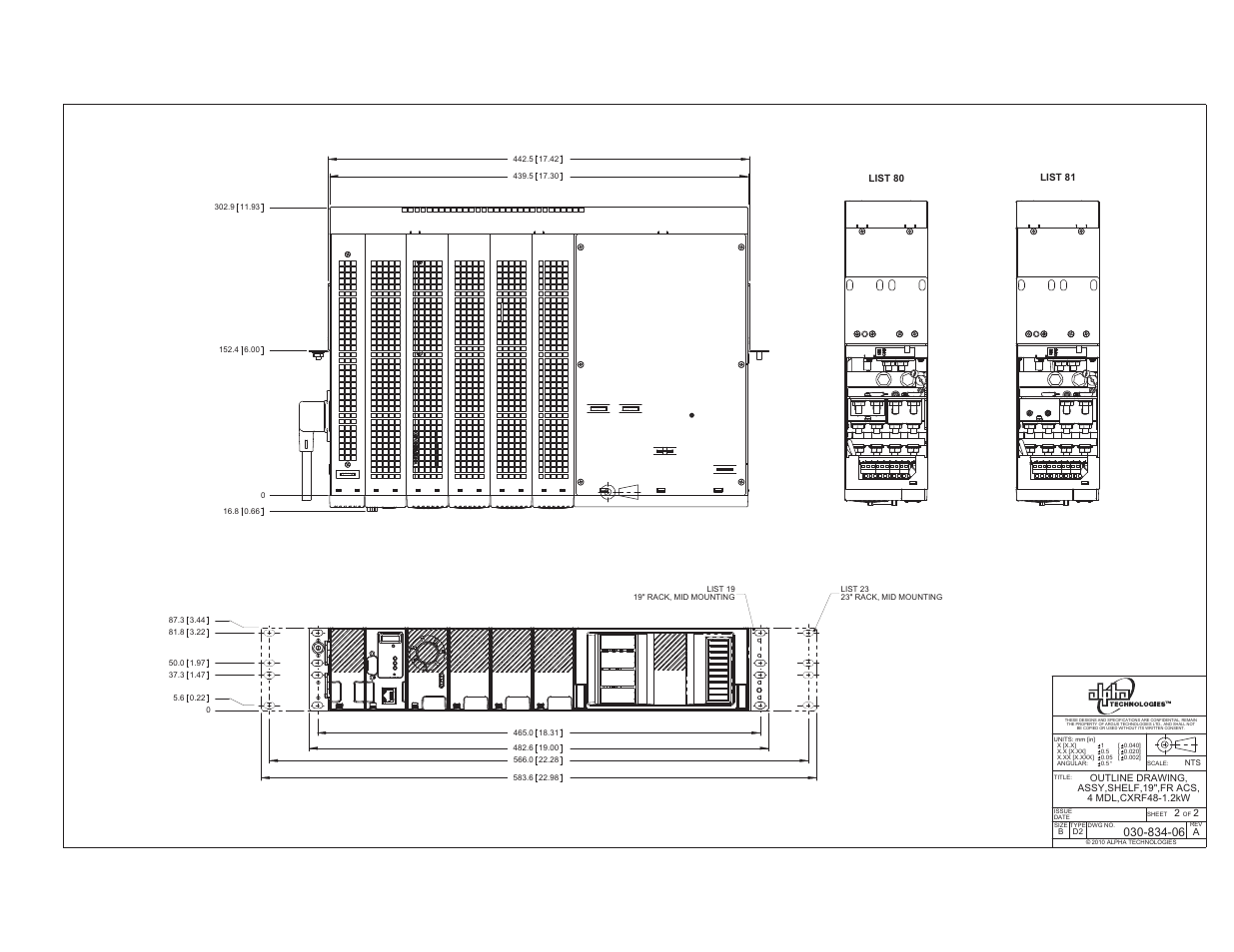 Alpha Technologies Cordex 48-1.2kW User Manual | Page 54 / 68