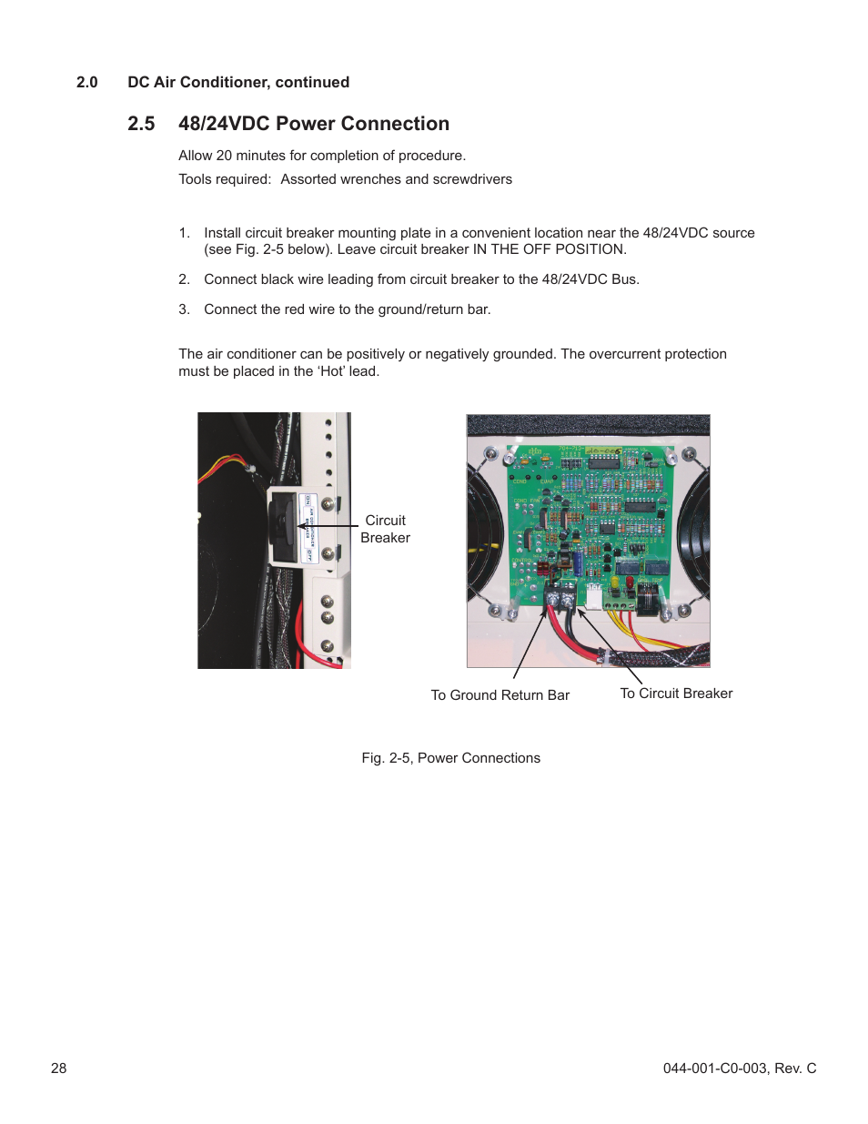 48/24vdc power connection | Alpha Technologies Radium MiniBay User Manual | Page 28 / 57