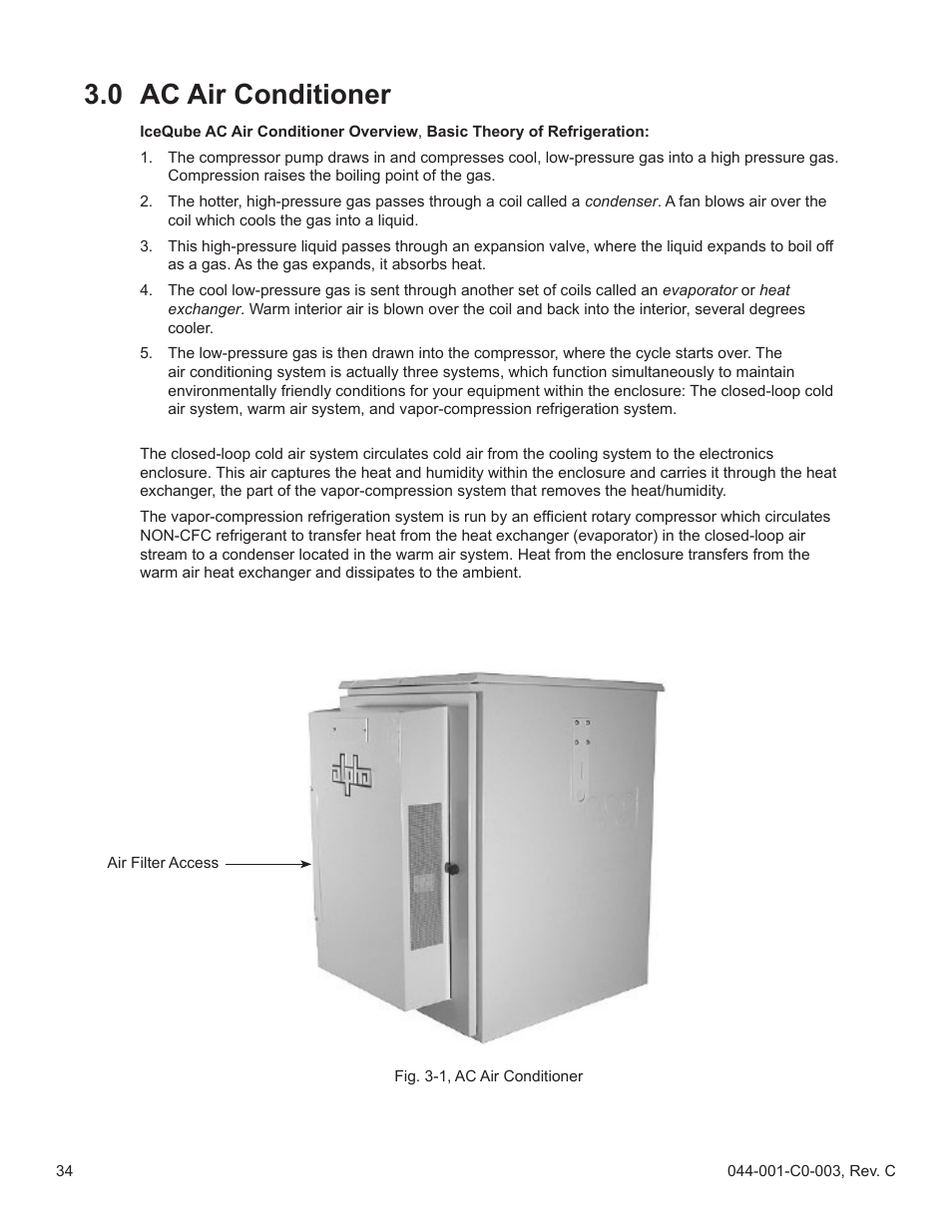 0 ac air conditioner | Alpha Technologies Radium MiniBay User Manual | Page 34 / 57