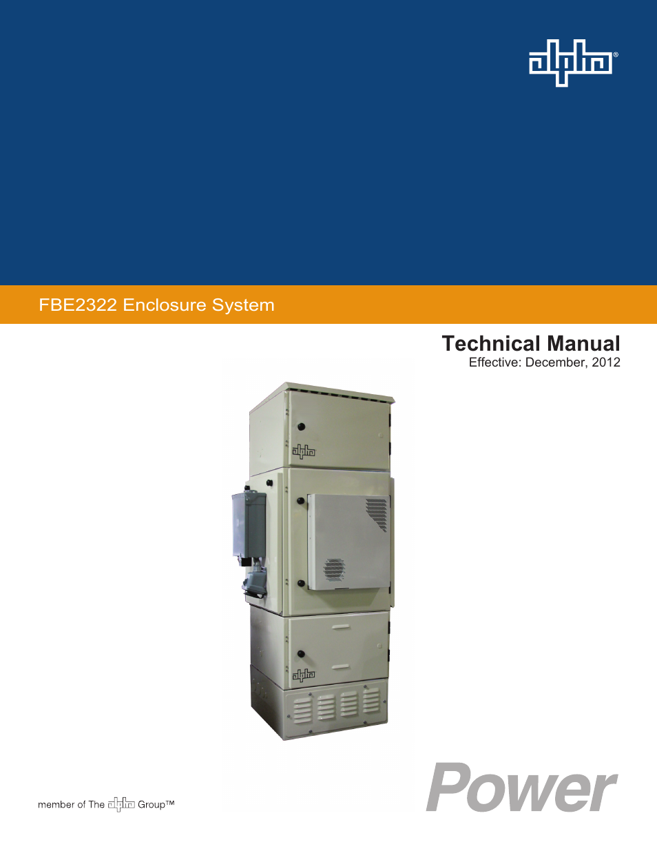 Alpha Technologies FBE2322 Enclosure System User Manual | 38 pages