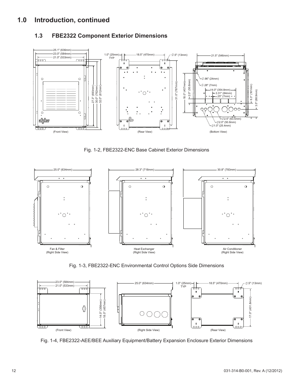 0 introduction, continued | Alpha Technologies FBE2322 Enclosure System User Manual | Page 12 / 38