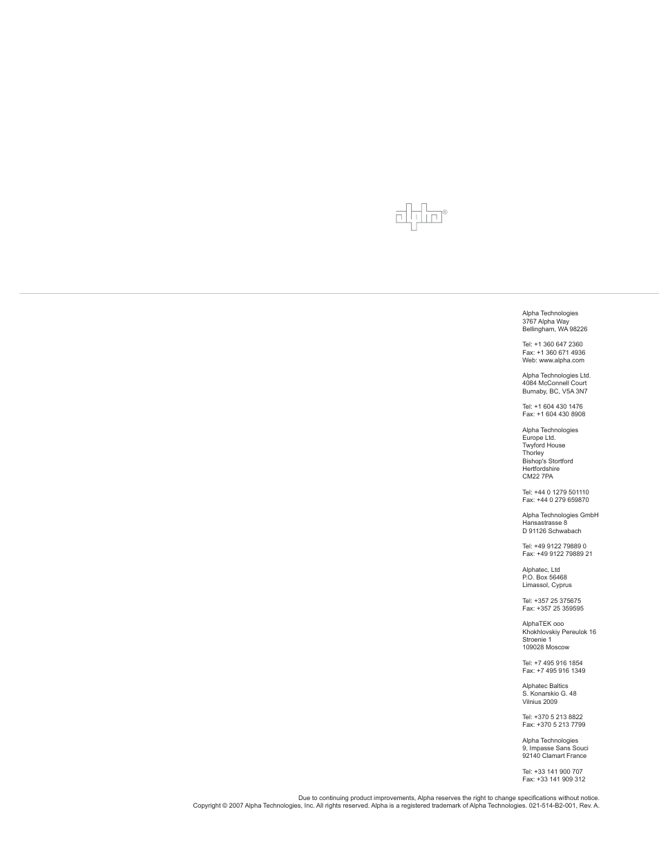 Power | Alpha Technologies FlexNet MPS48-12M - Technical Manual User Manual | Page 33 / 33