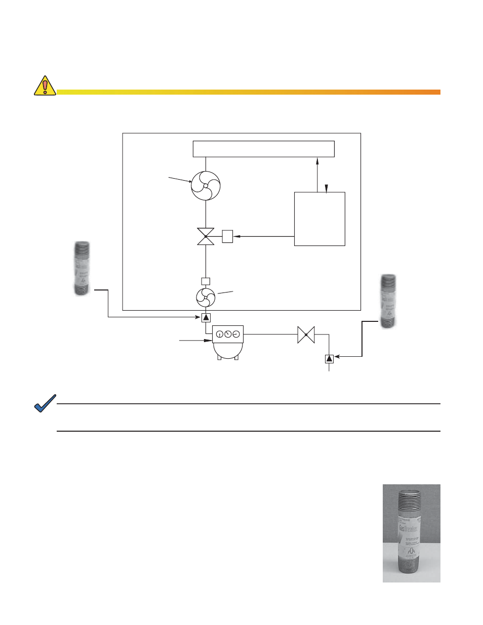 2 natural gas system block diagram, 0 system overview, continued, Attention: caution | Alpha Technologies AlphaGen PN-6x-T 7.5kW 48VDC - Installation and Operation Manual User Manual | Page 15 / 79