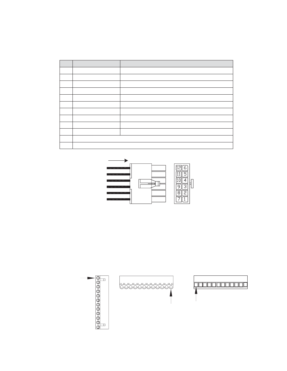 10 ecm alarm interface & communications, 9 ecm apu control interface, Top view plug-side view wire-insertion-side view | Alpha Technologies AlphaGen PN-6x-T 7.5kW 48VDC - Installation and Operation Manual User Manual | Page 78 / 79