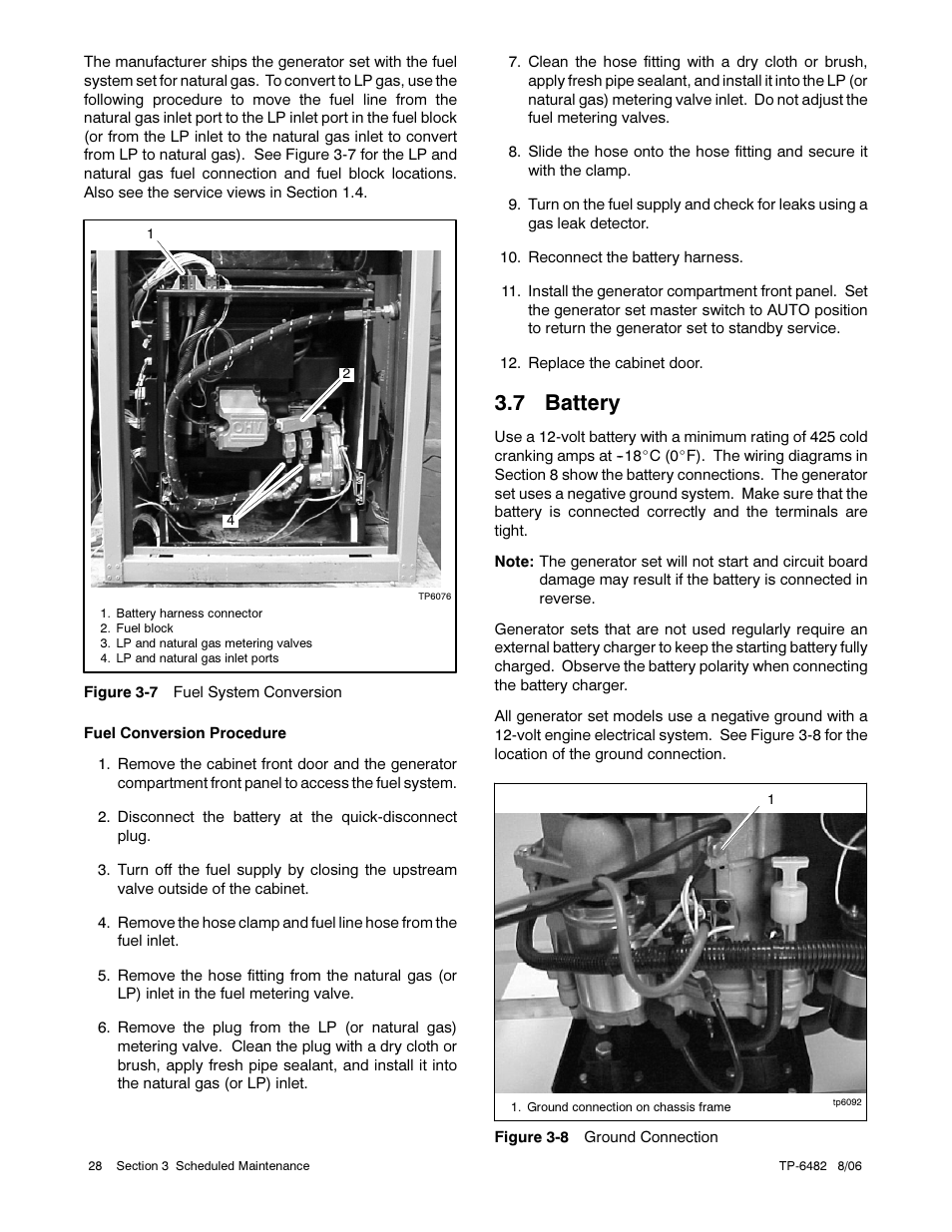 7 battery | Alpha Technologies AlphaGen 3.5_5.0kW Kohler COM5 User Manual | Page 28 / 80