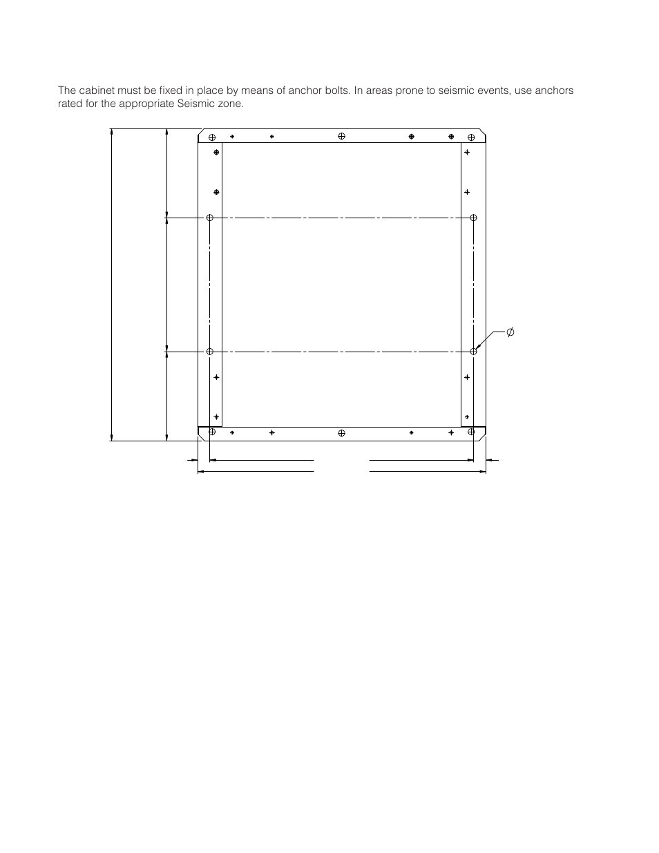 6 anchoring the cabinet | Alpha Technologies AMPS80 HP User Manual | Page 36 / 116