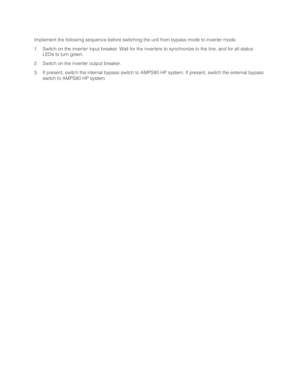 9 synchronization after maintenance or repair | Alpha Technologies AMPS80 HP User Manual | Page 87 / 116