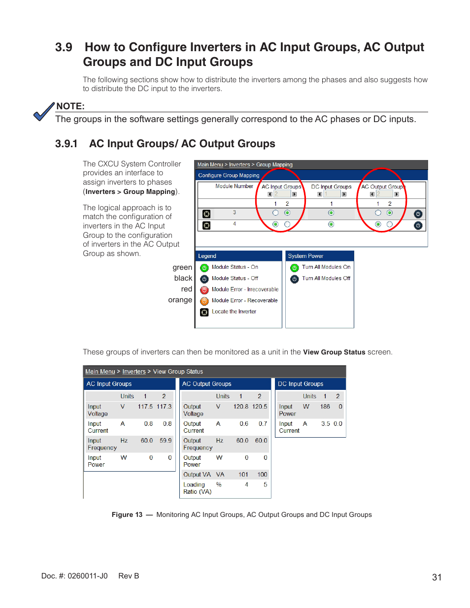 1 ac input groups/ ac output groups | Alpha Technologies AMP24 HP User Manual | Page 33 / 108