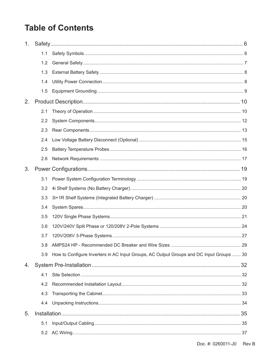 Alpha Technologies AMP24 HP User Manual | Page 4 / 108