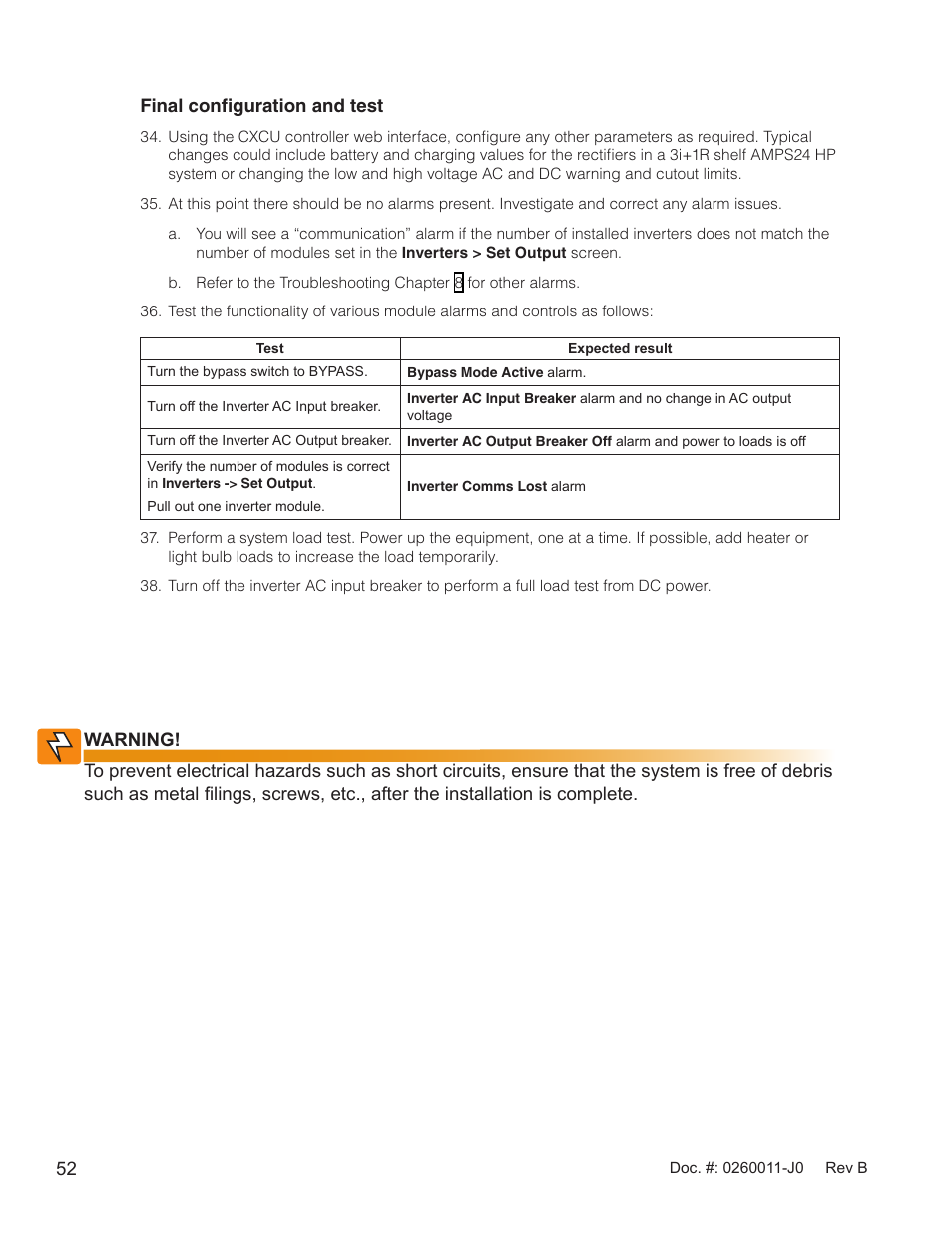 Alpha Technologies AMP24 HP User Manual | Page 54 / 108