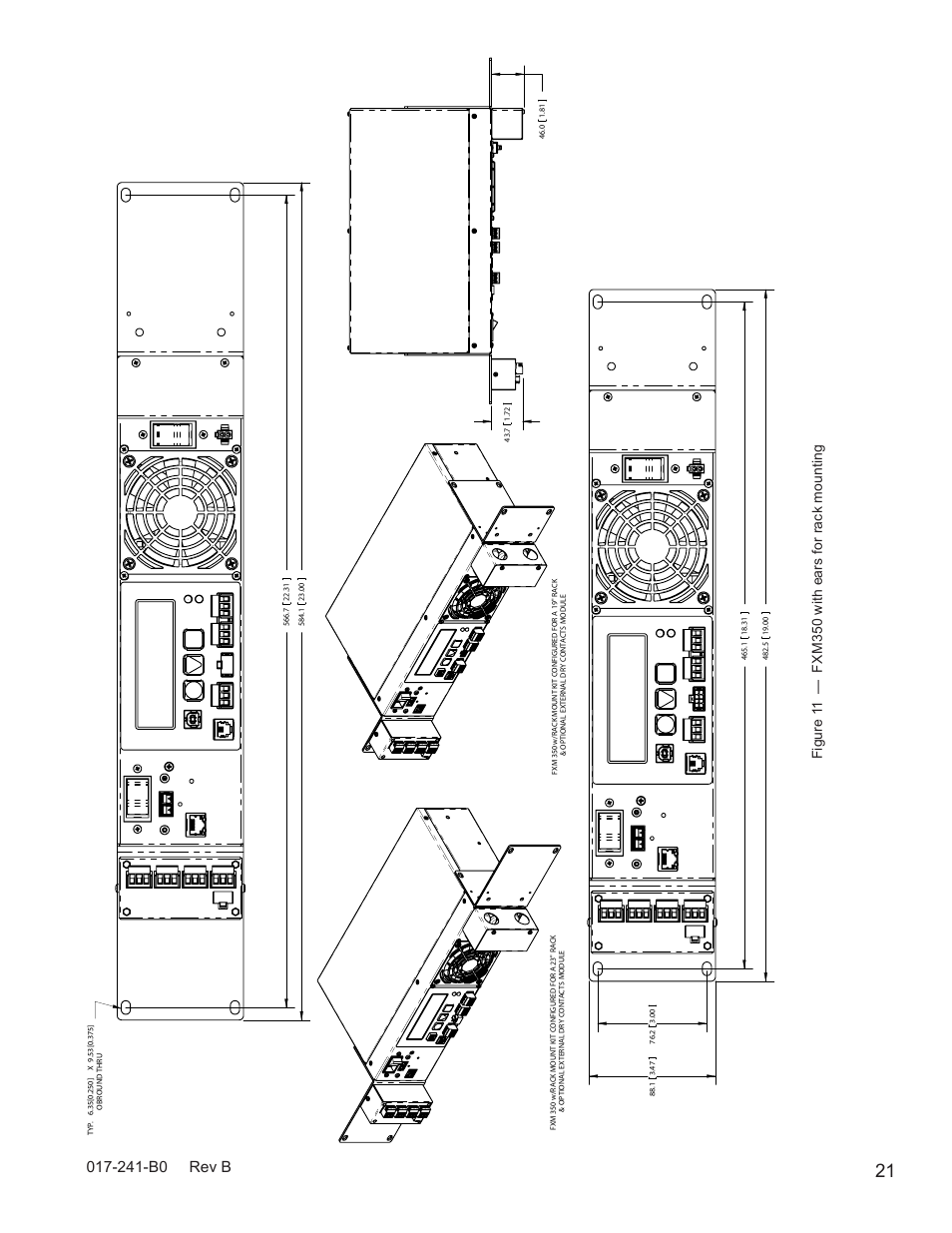 241-b0 rev b | Alpha Technologies FXM350_Micro350 UPS User Manual | Page 23 / 112