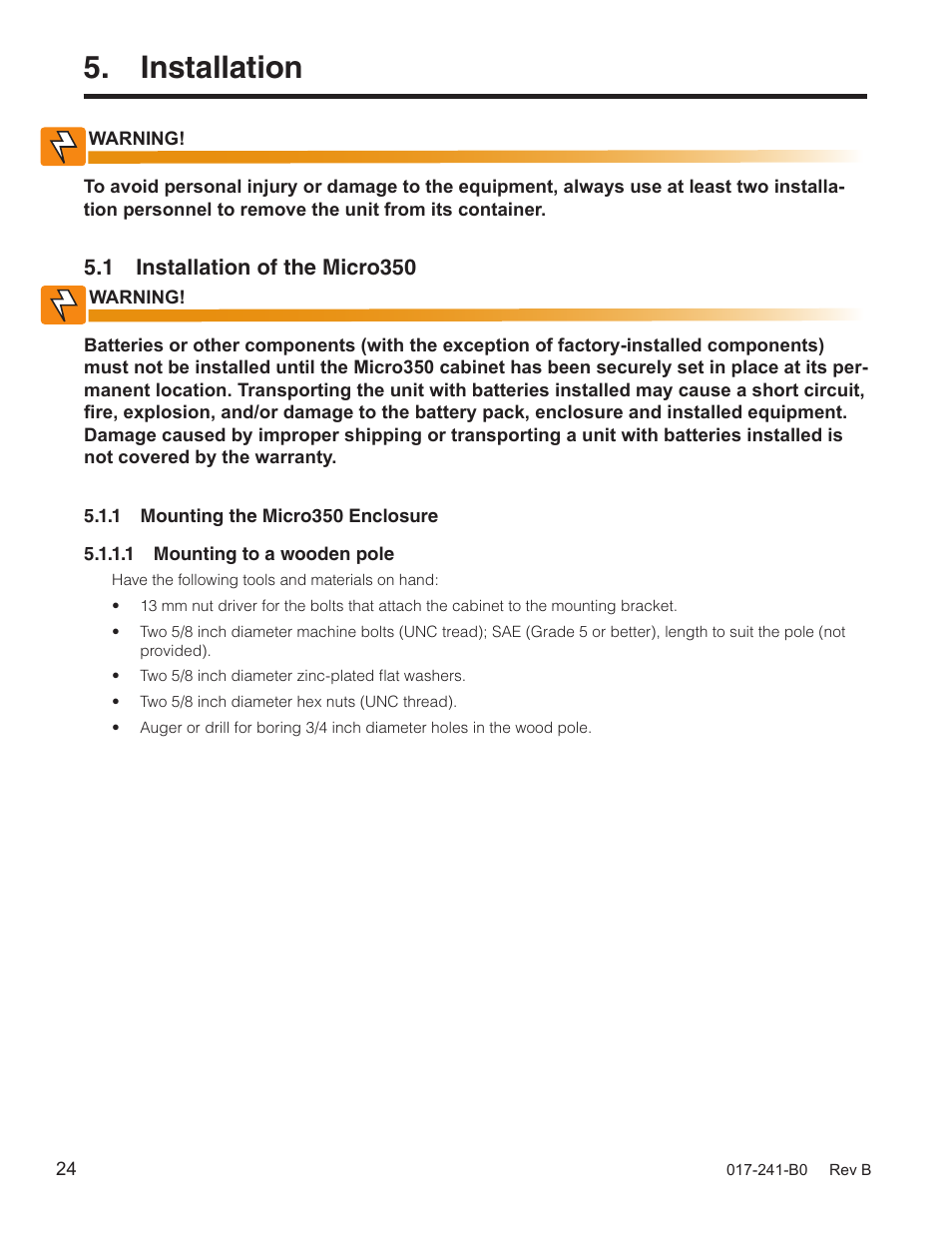 Installation | Alpha Technologies FXM350_Micro350 UPS User Manual | Page 26 / 112