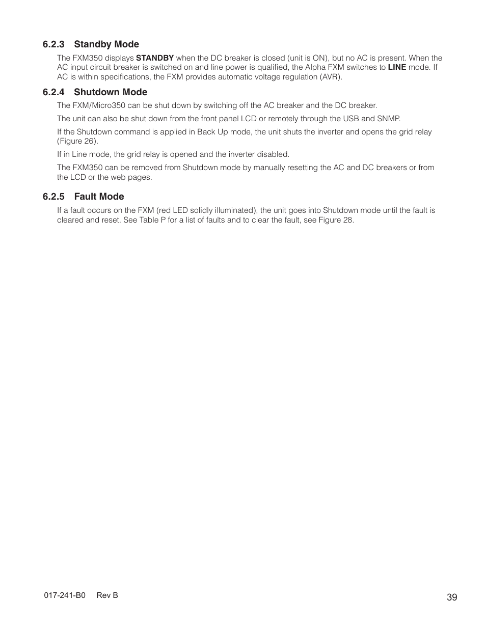 Alpha Technologies FXM350_Micro350 UPS User Manual | Page 41 / 112