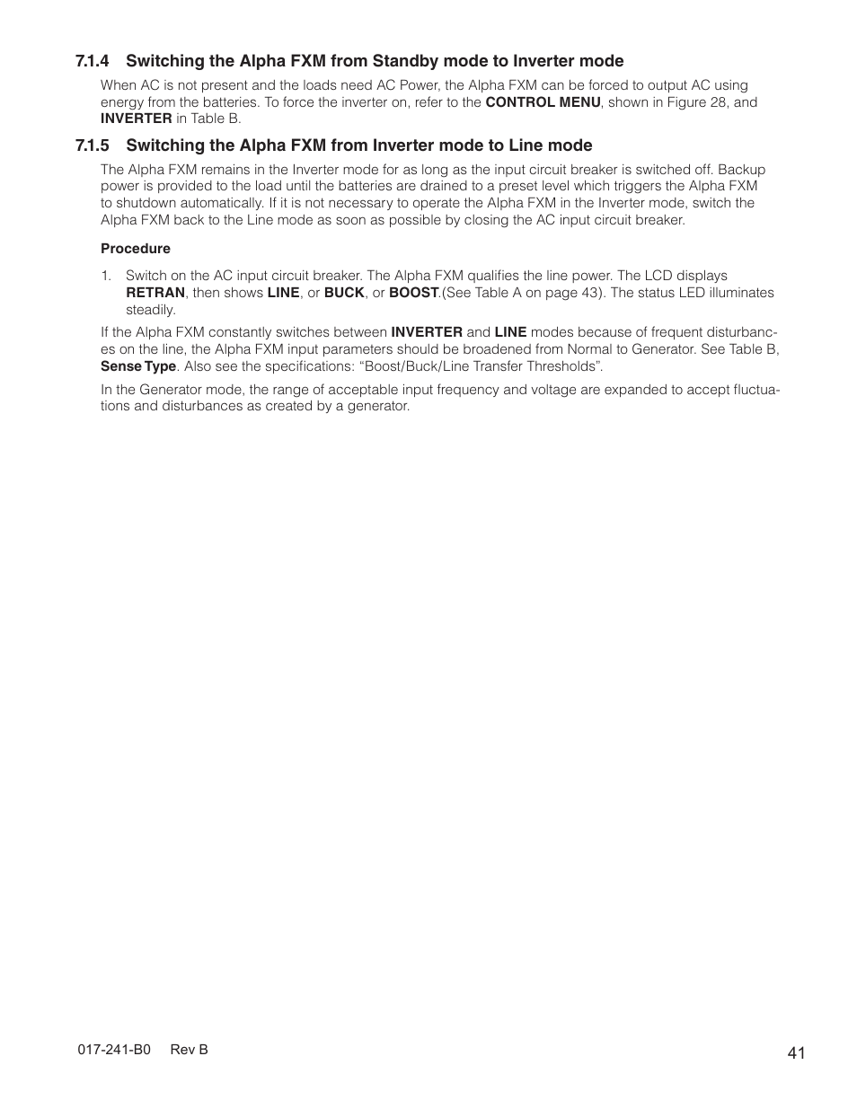 Alpha Technologies FXM350_Micro350 UPS User Manual | Page 43 / 112