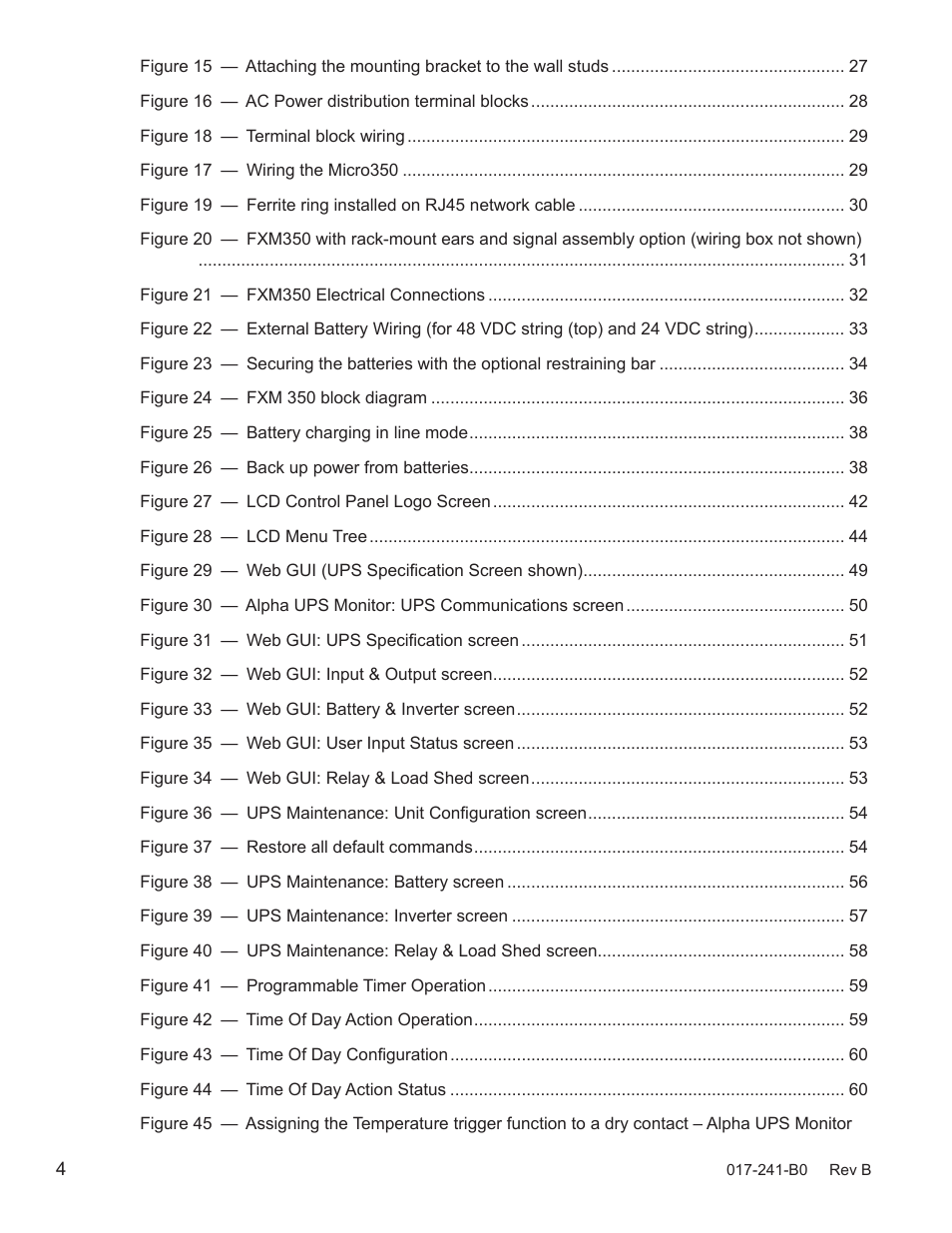 Alpha Technologies FXM350_Micro350 UPS User Manual | Page 6 / 112