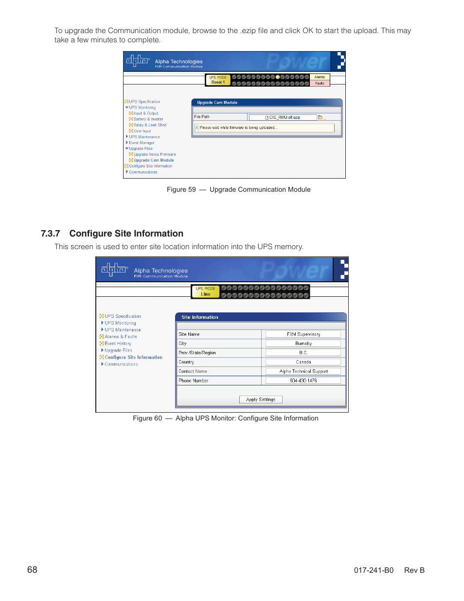 Alpha Technologies FXM350_Micro350 UPS User Manual | Page 70 / 112