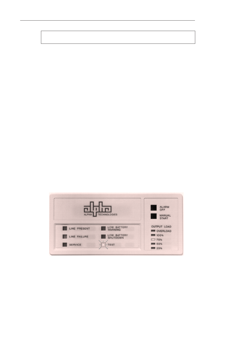 2 using the standard interface device, Operation | Alpha Technologies CFR 600, CFR 600XT, CFR 1000 User Manual | Page 28 / 70