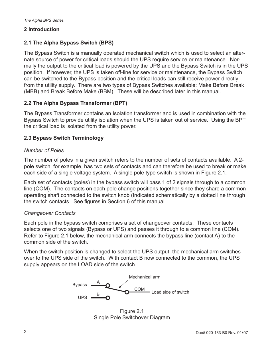 Alpha Technologies BPT Series Bypass Transformer User Manual | Page 6 / 36