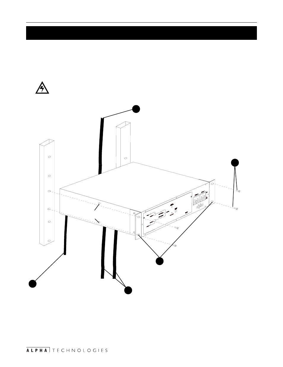 2 rack mount installation, 2installation | Alpha Technologies CFR Redundant Control Unit User Manual | Page 10 / 23