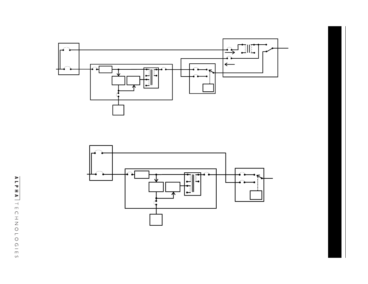 3 rcu wiring diagrams, 4maintenance, 3 rcu wiring dia grams | Figure 4.4 rcu wiring diagram | Alpha Technologies CFR Redundant Control Unit User Manual | Page 19 / 23