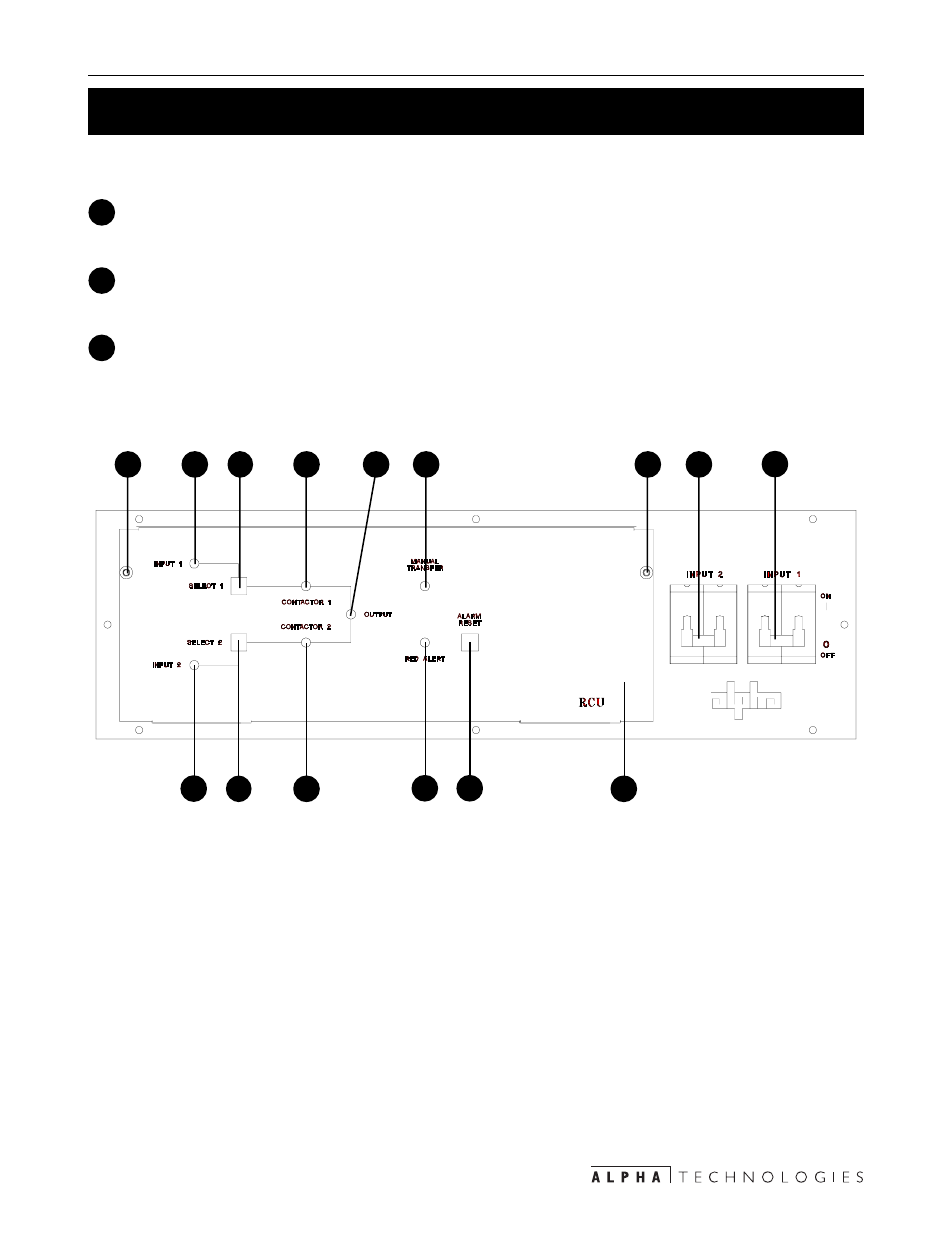 1introduction, 1 front panel (continued) | Alpha Technologies CFR Redundant Control Unit User Manual | Page 5 / 23