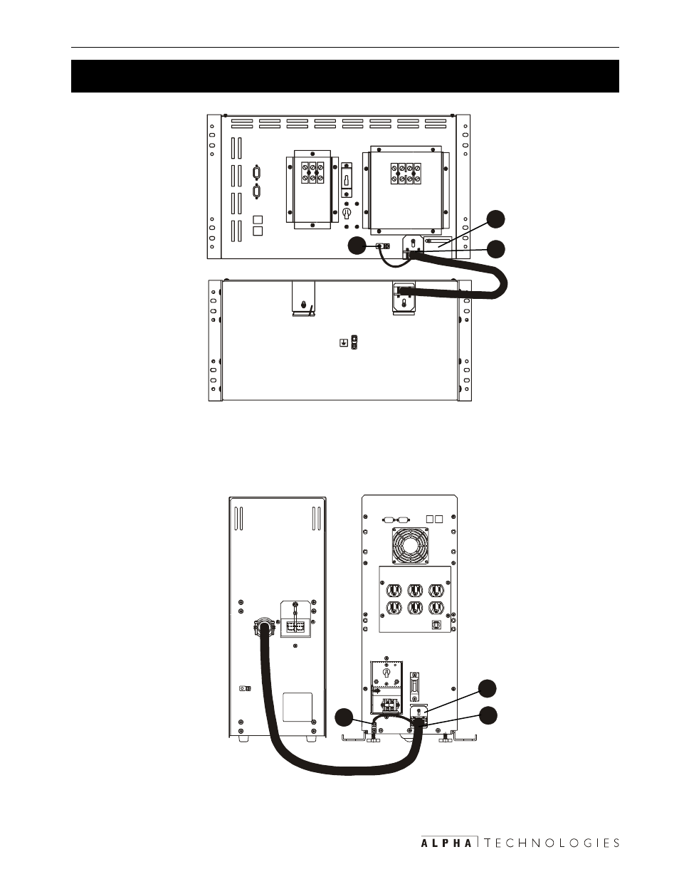 4 connecting the external battery pack (continued) | Alpha Technologies CFR 3000, CFR 3000RM User Manual | Page 25 / 86