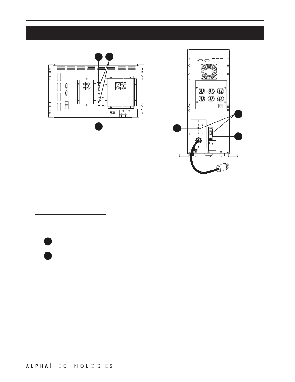 1 turning on the unit (continued) | Alpha Technologies CFR 3000, CFR 3000RM User Manual | Page 34 / 86