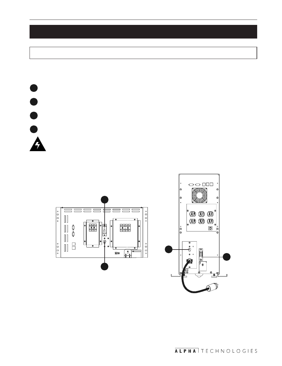 Turning off the unit, 2 turning off the unit, Switch off the unit (section 3.2) | Alpha Technologies CFR 3000, CFR 3000RM User Manual | Page 35 / 86