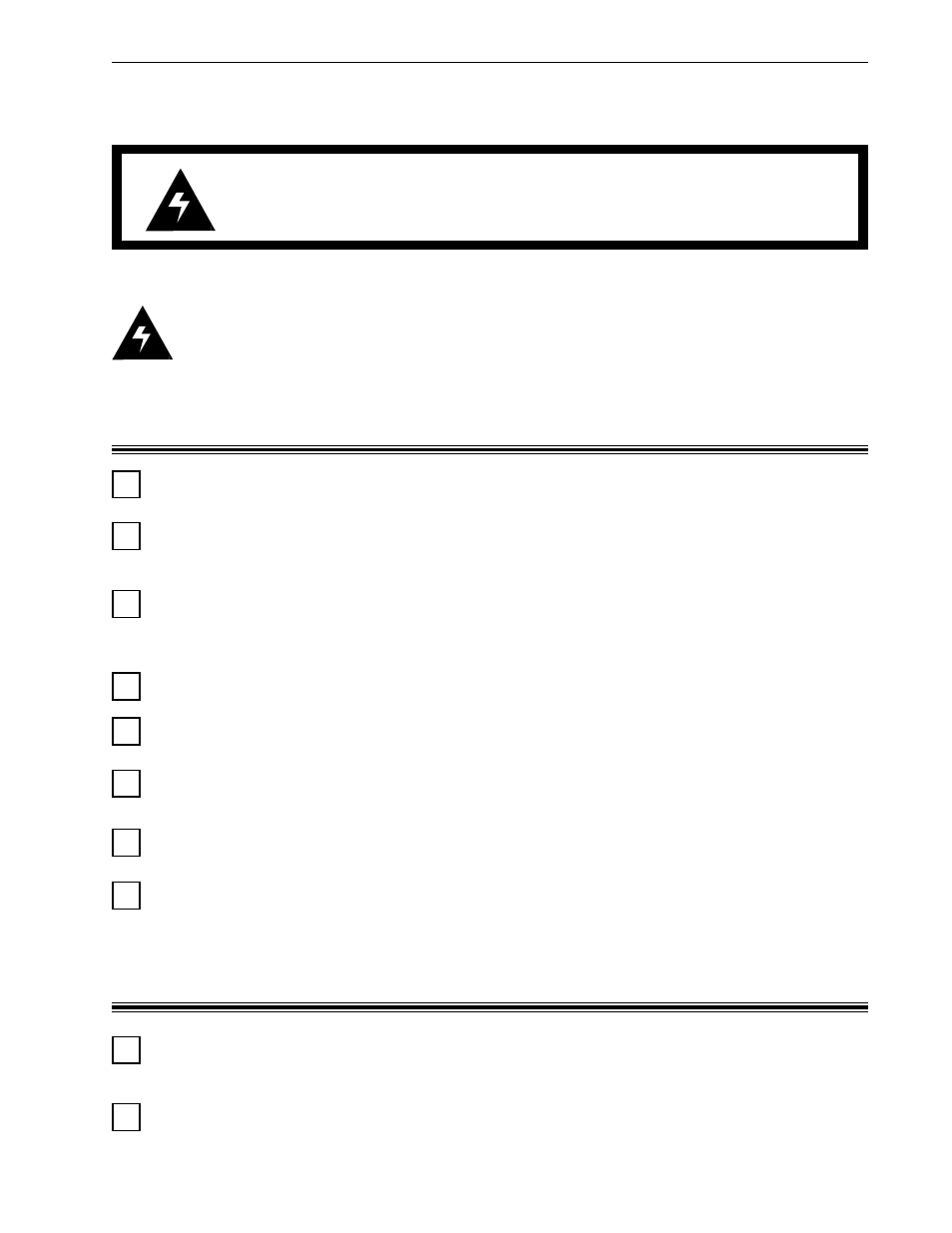 Safety checklists, Battery safety checklist | Alpha Technologies CFR 3000, CFR 3000RM User Manual | Page 4 / 86