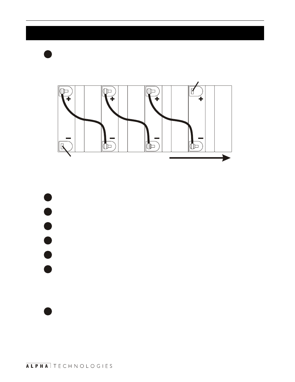 4 replacing the internal batteries (continued), Battery replacement finished 6 | Alpha Technologies CFR 3000, CFR 3000RM User Manual | Page 72 / 86