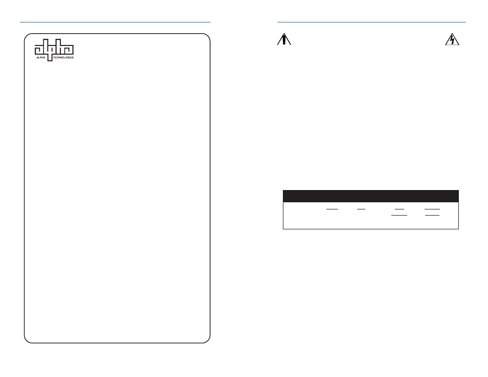 Alpha Technologies CFR 1500, CFR 1500RM User Manual | Page 3 / 83