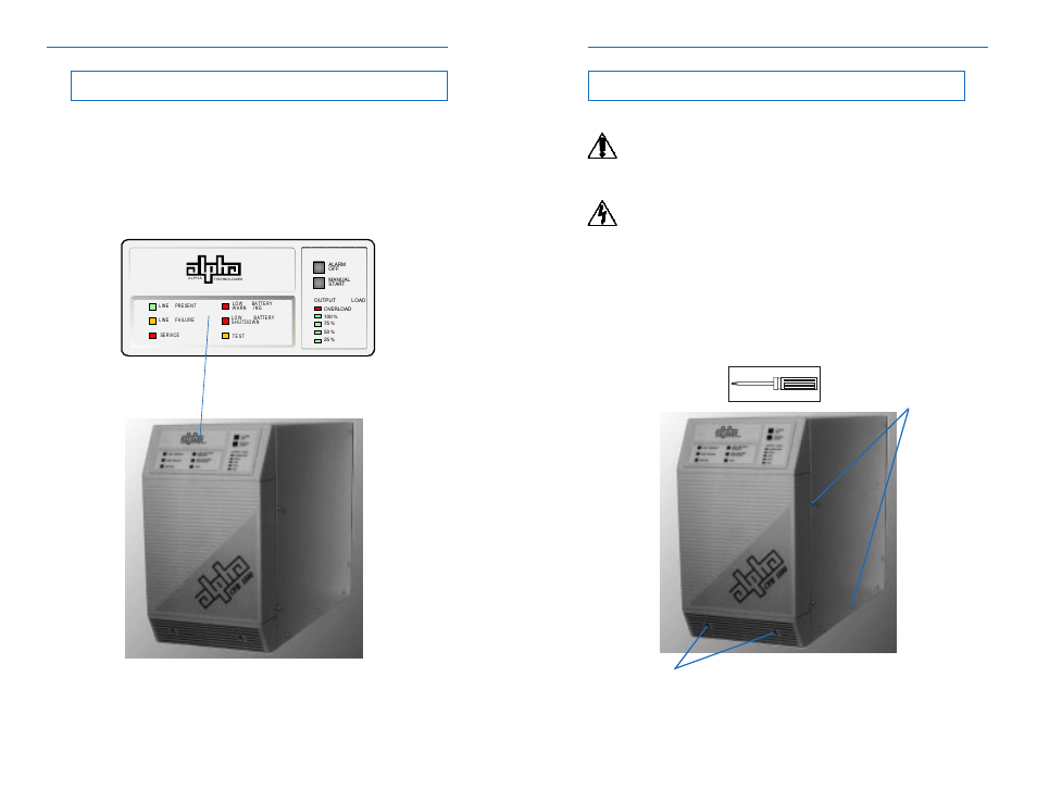 4 removing the cfr front panel and cover, Features 2.4 information management options, Maintenance | Alpha Technologies CFR 1500, CFR 1500RM User Manual | Page 71 / 83