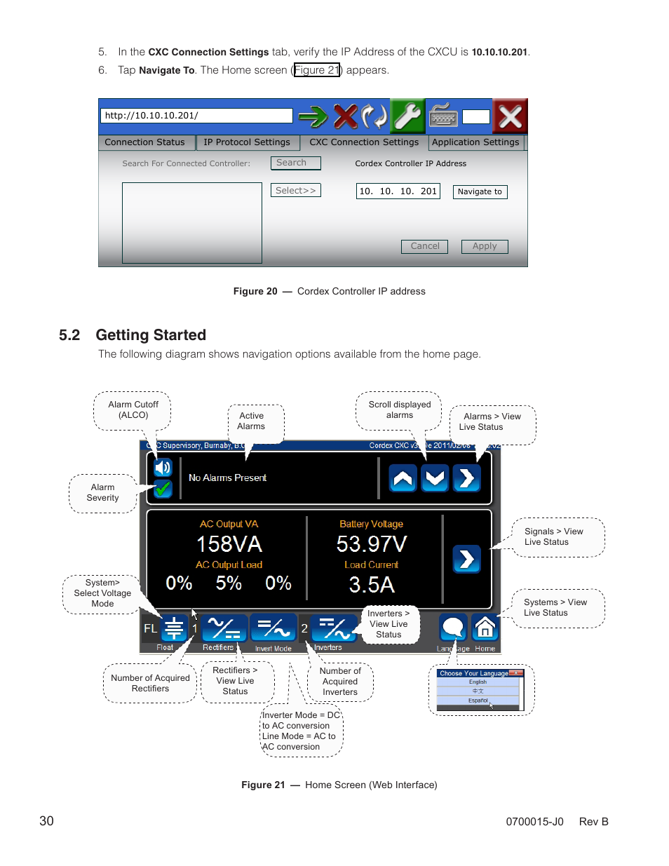 2 getting started | Alpha Technologies Cordex Controller Ver.3.1x User Manual | Page 32 / 144