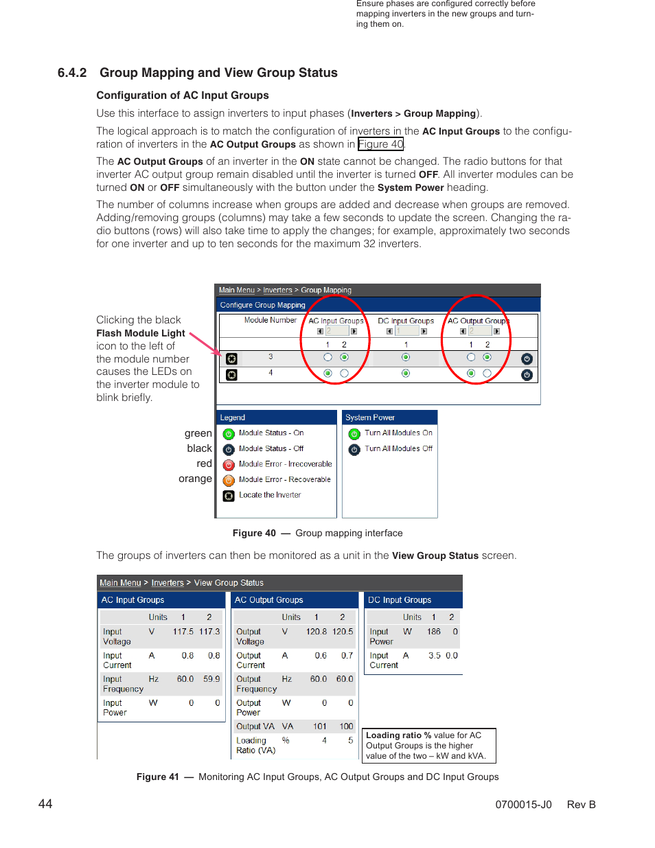 2 group mapping and view group status | Alpha Technologies Cordex Controller Ver.3.1x User Manual | Page 46 / 144