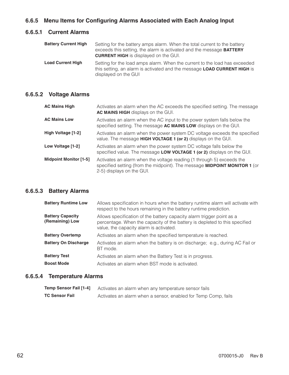 Alpha Technologies Cordex Controller Ver.3.1x User Manual | Page 64 / 144