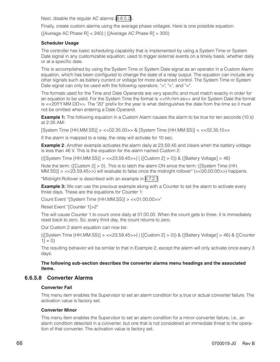 Alpha Technologies Cordex Controller Ver.3.1x User Manual | Page 68 / 144